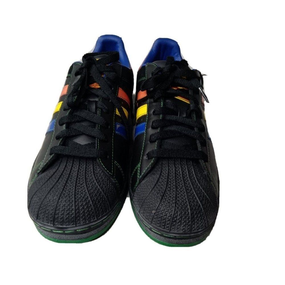 Adidas Original Superstar Shell Low Sneakers Mens Size 10. Shoes Black - Picture 4 of 12